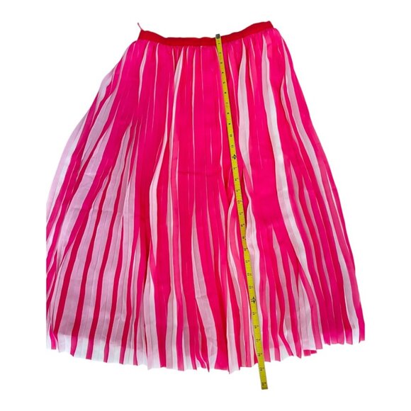 J.Crew hot pink fuchsia swing pleated skirt women's Size 00 - Picture 6 of 9